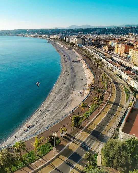 Nice Vue Mer 50M Plage Parking Appartamento